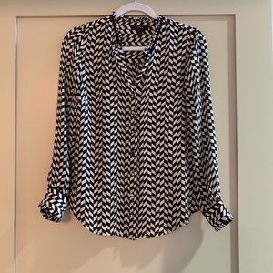JCREW Silk Print Blouse
